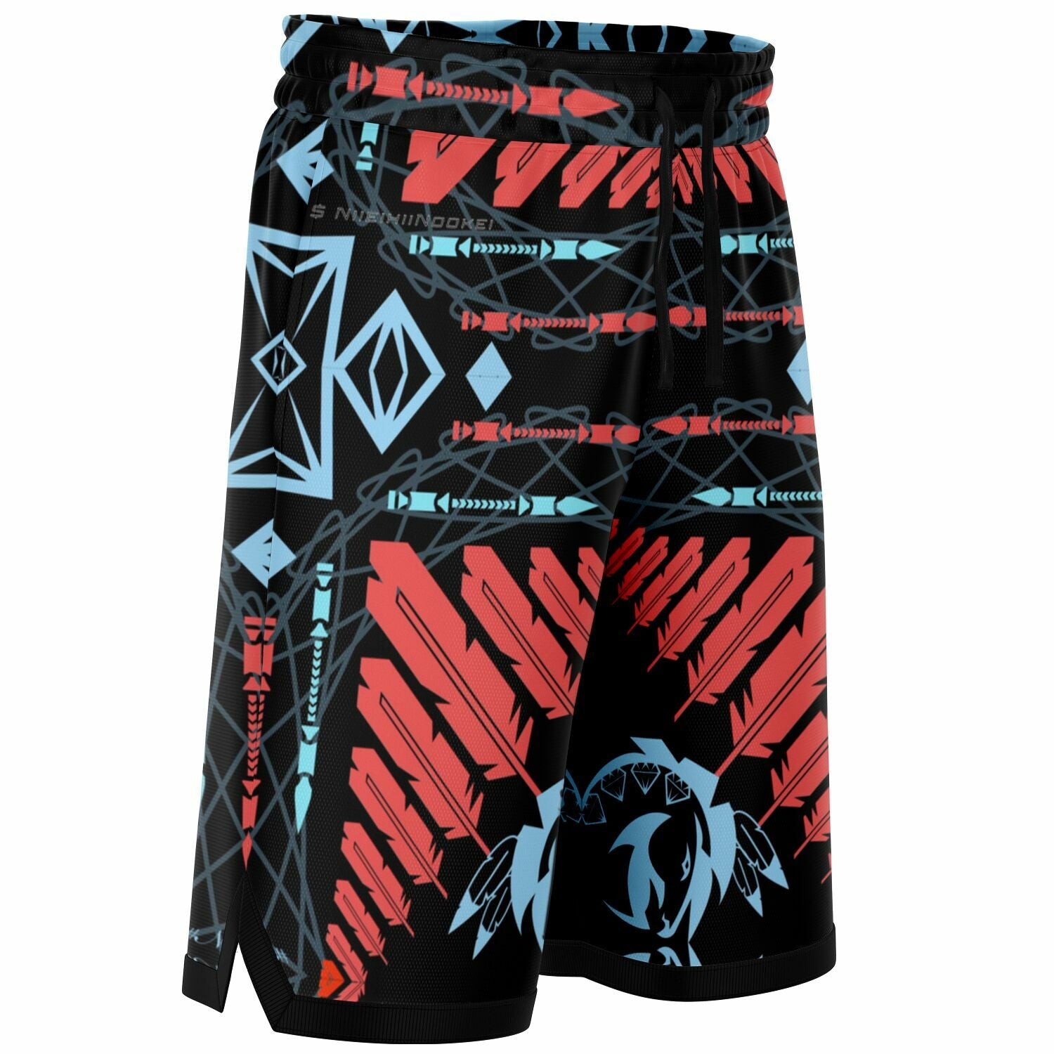 $NiieihiiNookei Basketball Short Rib - AOP