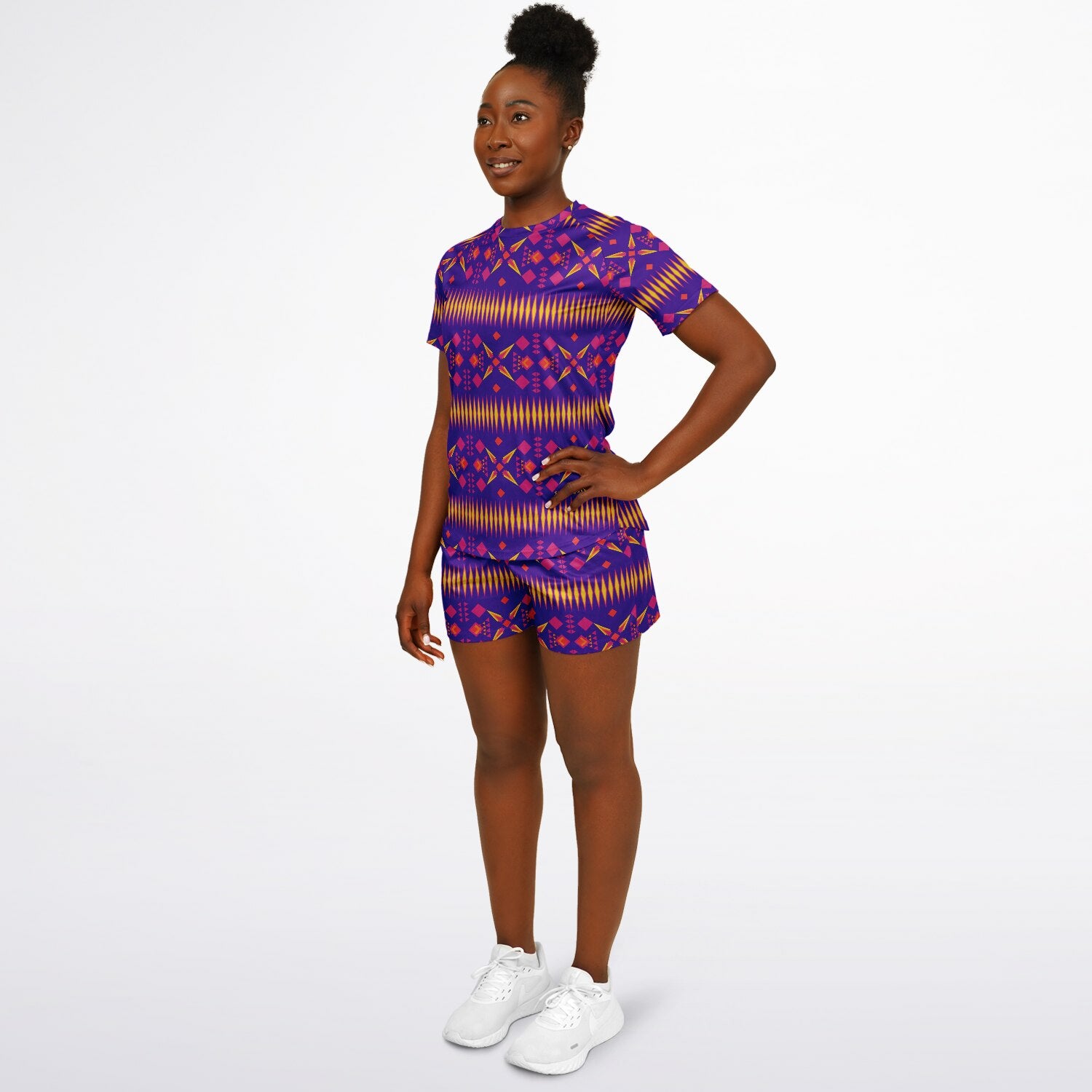 $NiieihiiNookei Women's Active Set - AOP