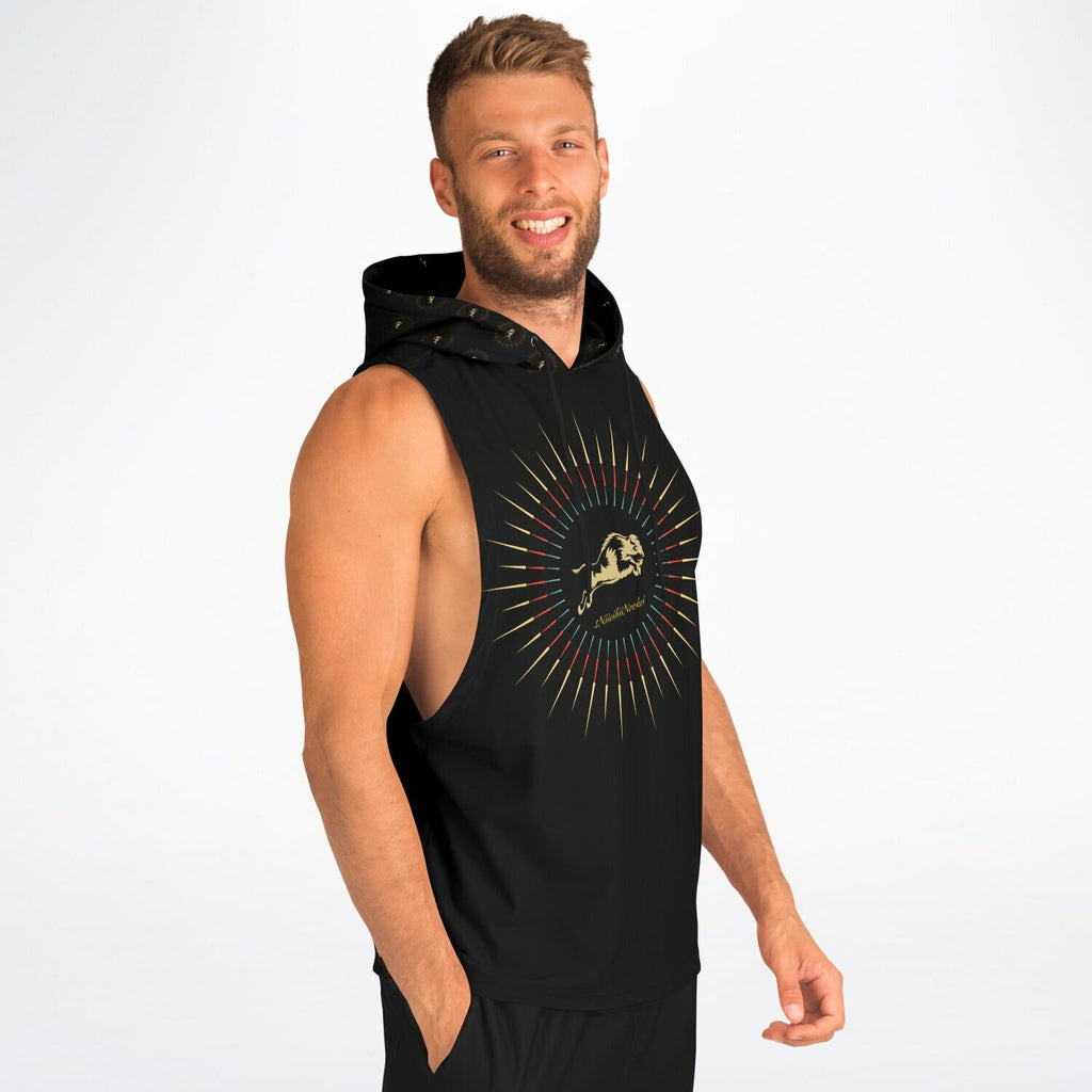 $NiieihiiNookei Athletic Drop Armhole Hoodie - AOP