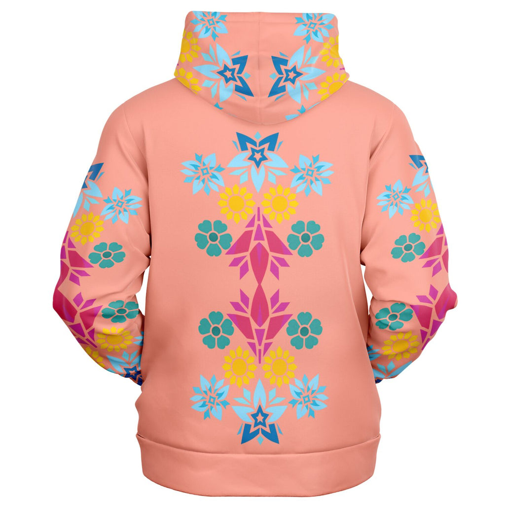 $NiieihiiNookei Athletic Zip-Up Hoodie - AOP
