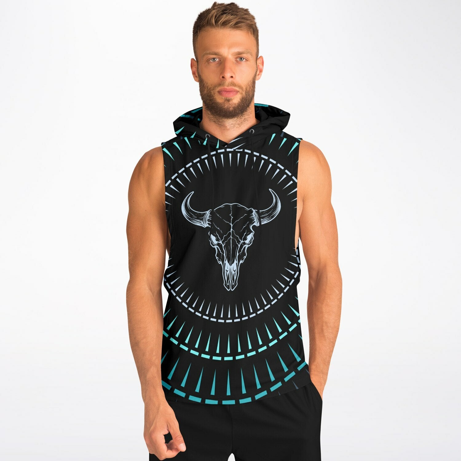 $NiieihiiNookei Athletic Sleeveless Hoodie - AOP