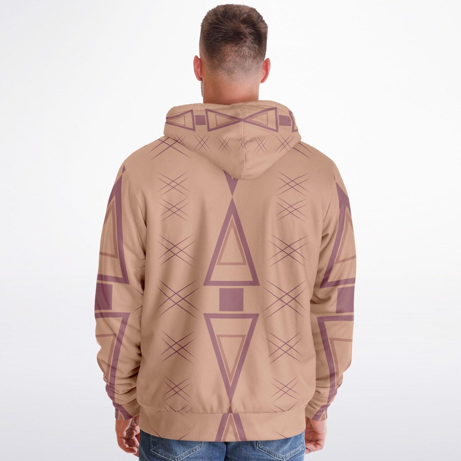 $NiieihiiNookei Microfleece Ziphoodie - AOP