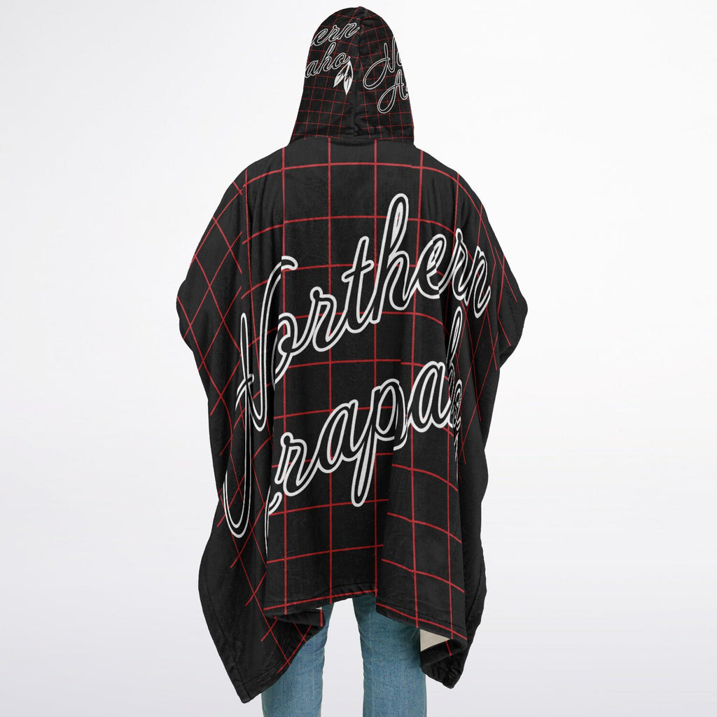 $NiieihiiNookei Northern Arapaho Flannel Blanket Poncho - AOP