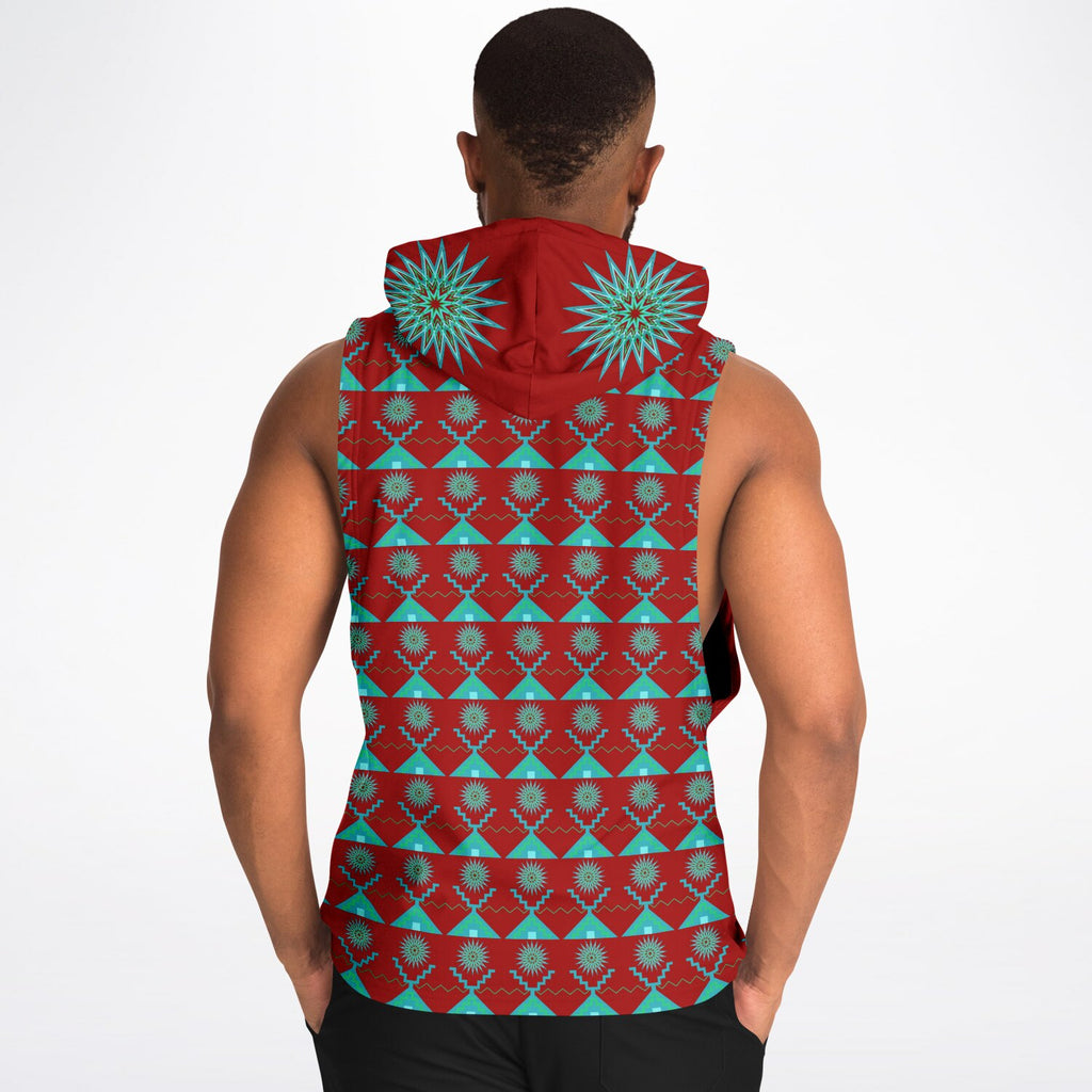 $NiieihiiNookei Athletic Drop Armhole Hoodie - AOP