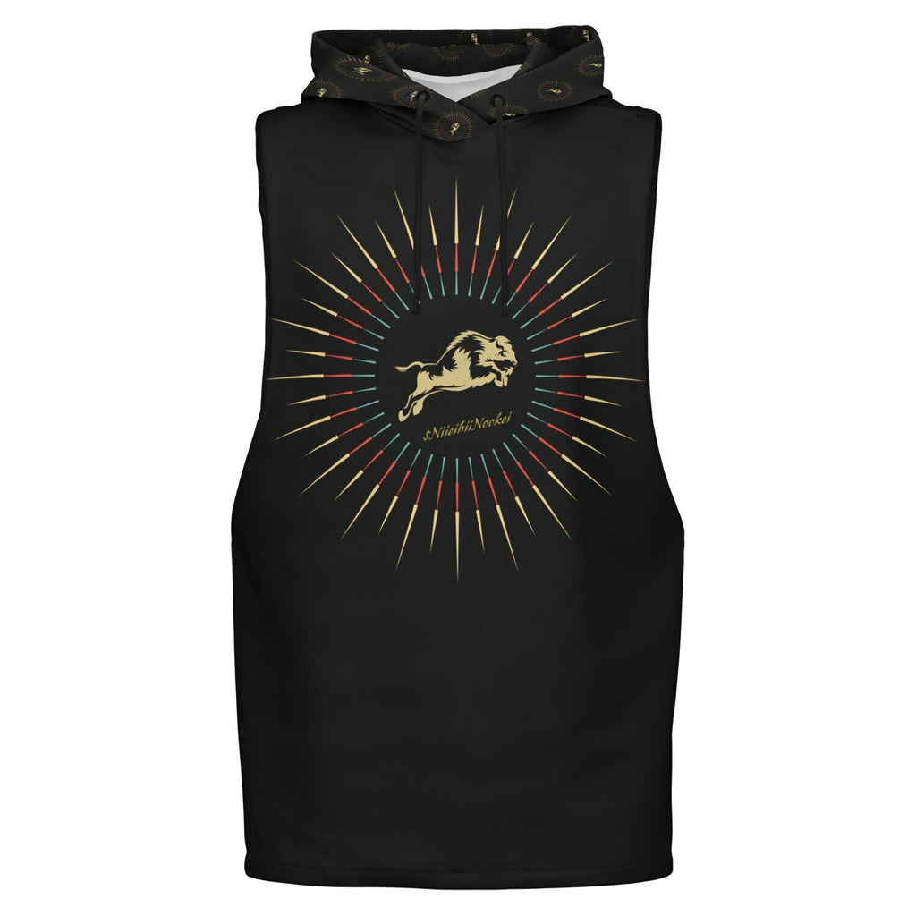 $NiieihiiNookei Athletic Drop Armhole Hoodie - AOP