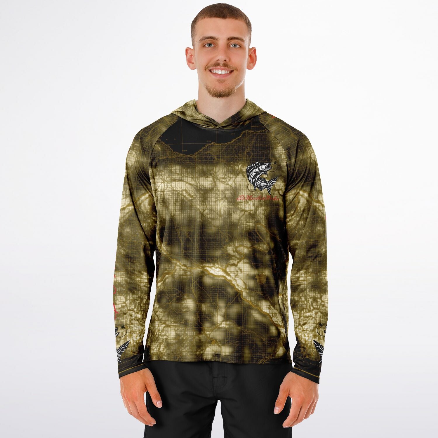 $NiieihiiNookei Performance Fishing Hoodie - 40+UPF