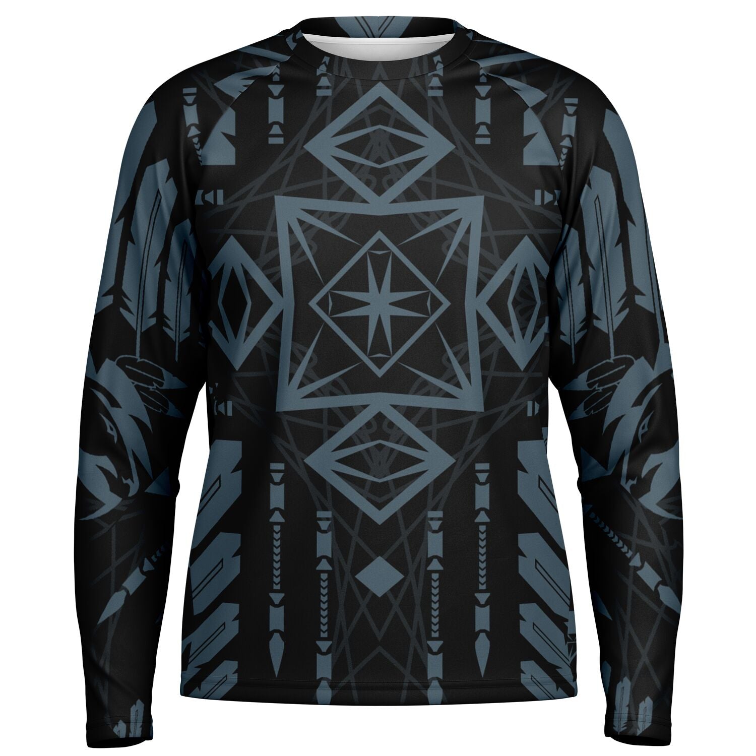 $NiieihiiNookei Men's Long Sleeve Performance Shirt - AOP