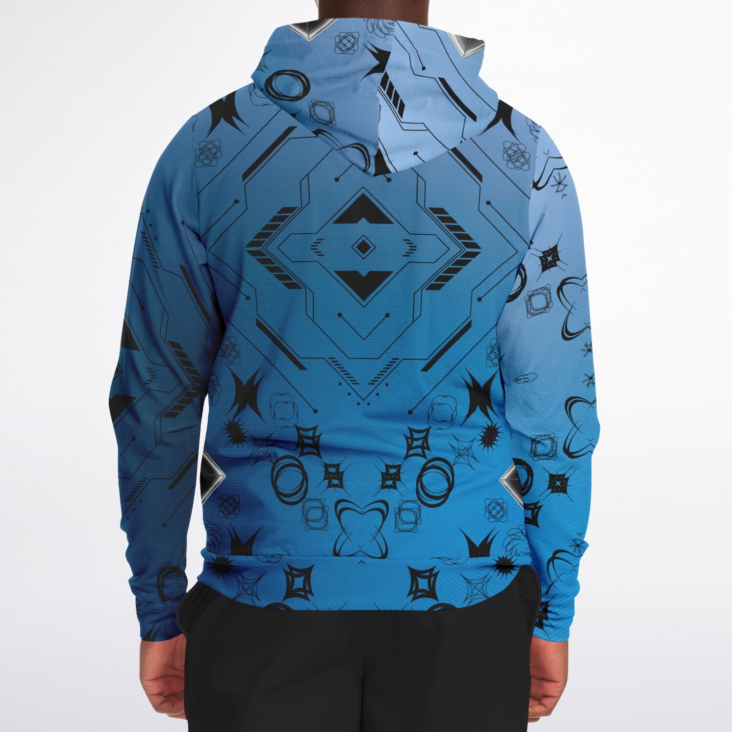 $NiieihiiNookei Athletic Zip-Up Hoodie - AOP