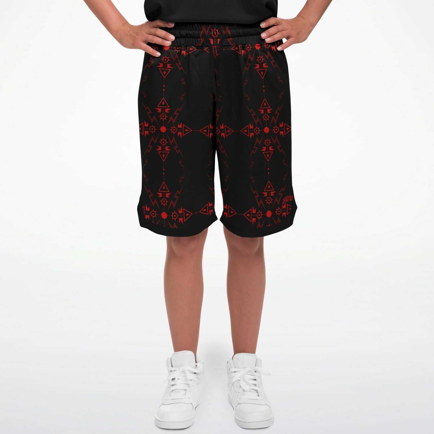 $NiieihiiNookei Basketball Short Rib - AOP