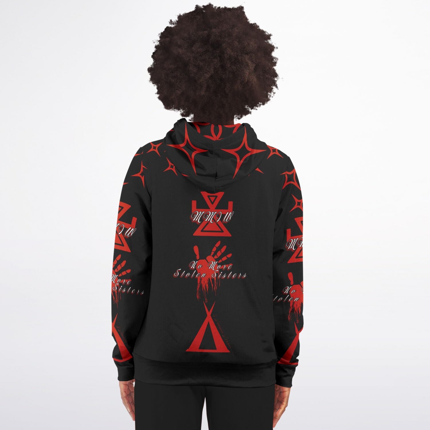 $NiieihiiNookei MMIW Zip-Up Hoodie - AOP