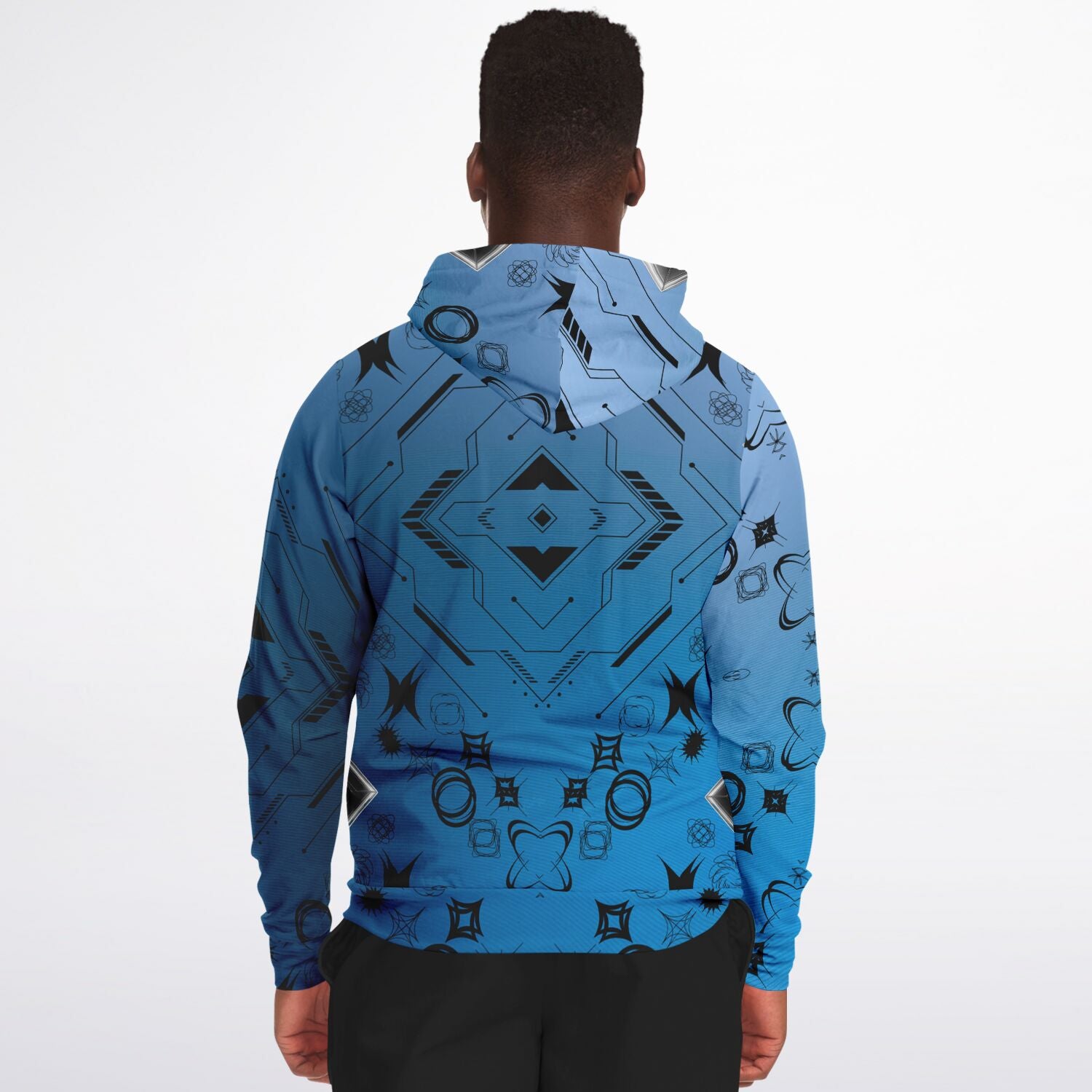 $NiieihiiNookei Athletic Zip-Up Hoodie - AOP