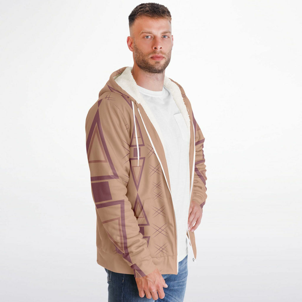 $NiieihiiNookei Microfleece Ziphoodie - AOP