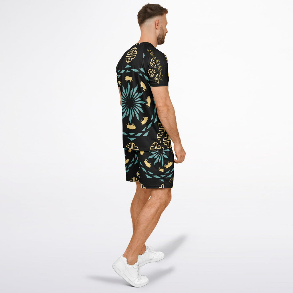 $NiieihiiNookei Men's Athletic Set - AOP