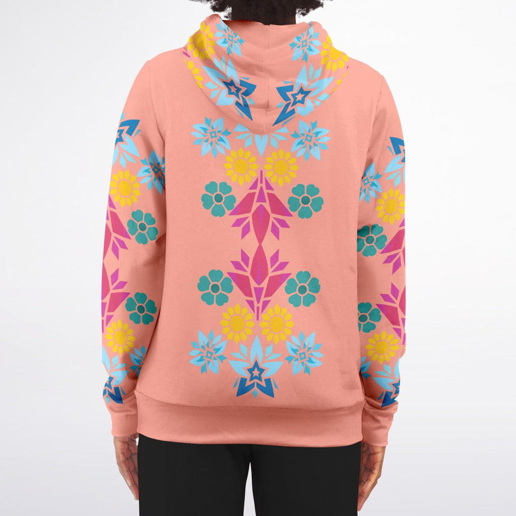$NiieihiiNookei Athletic Zip-Up Hoodie - AOP