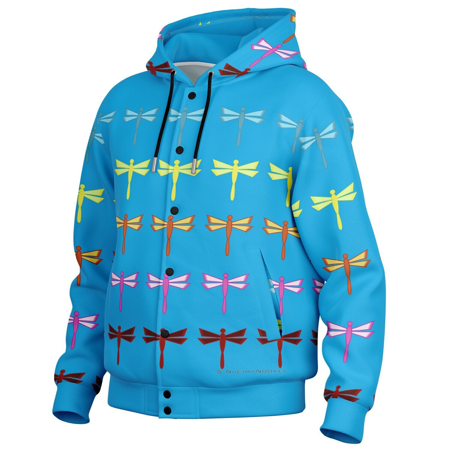 $NiieihiiNookei Hooded Jacket - AOP