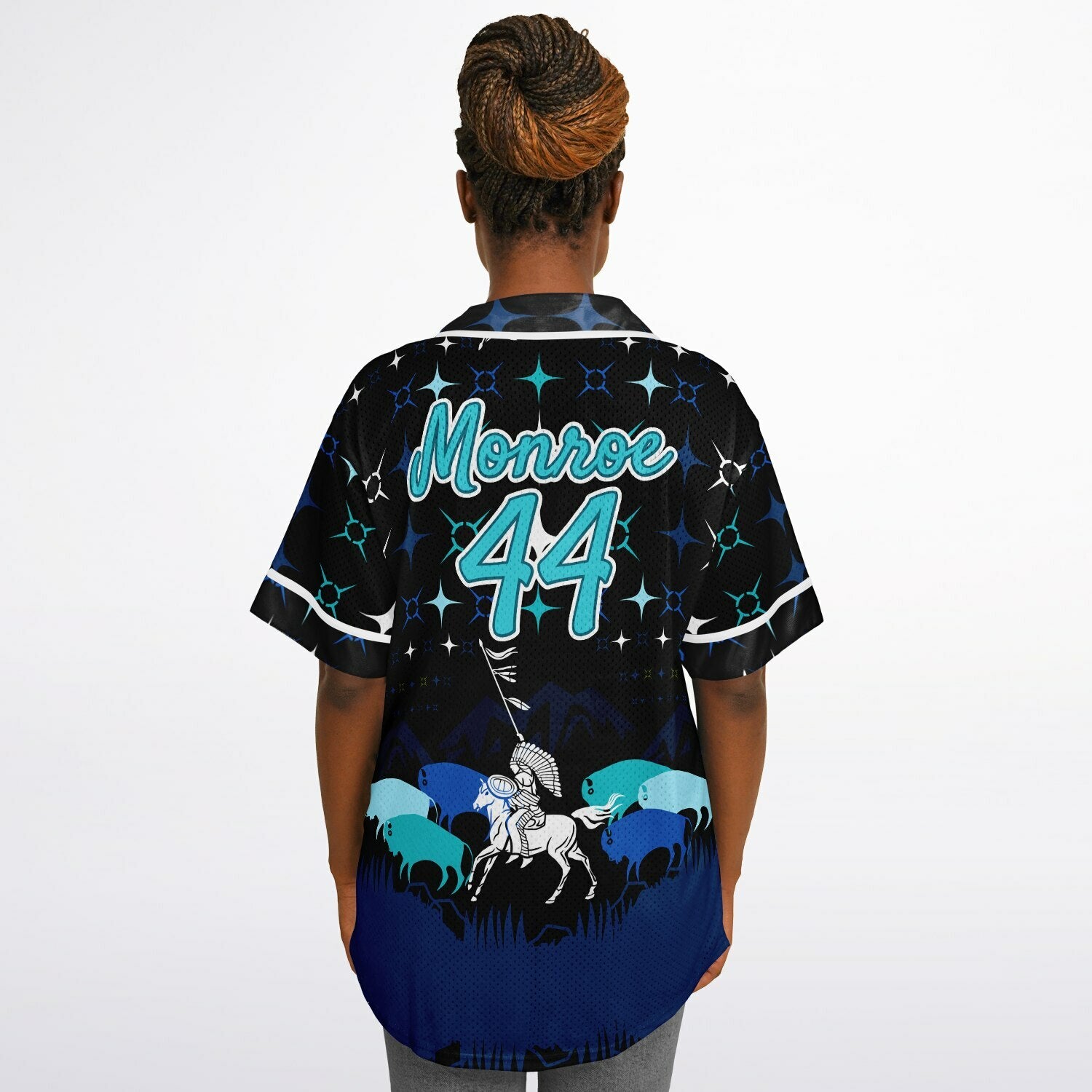 #44 Monroe Premium Baseball Jersey - AOP