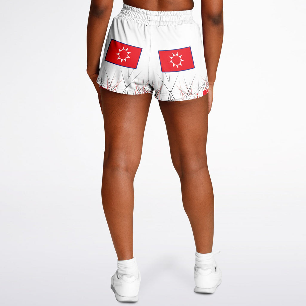 $NiieihiiNookei OST FLAG Women's 2-in-1 Shorts - AOP