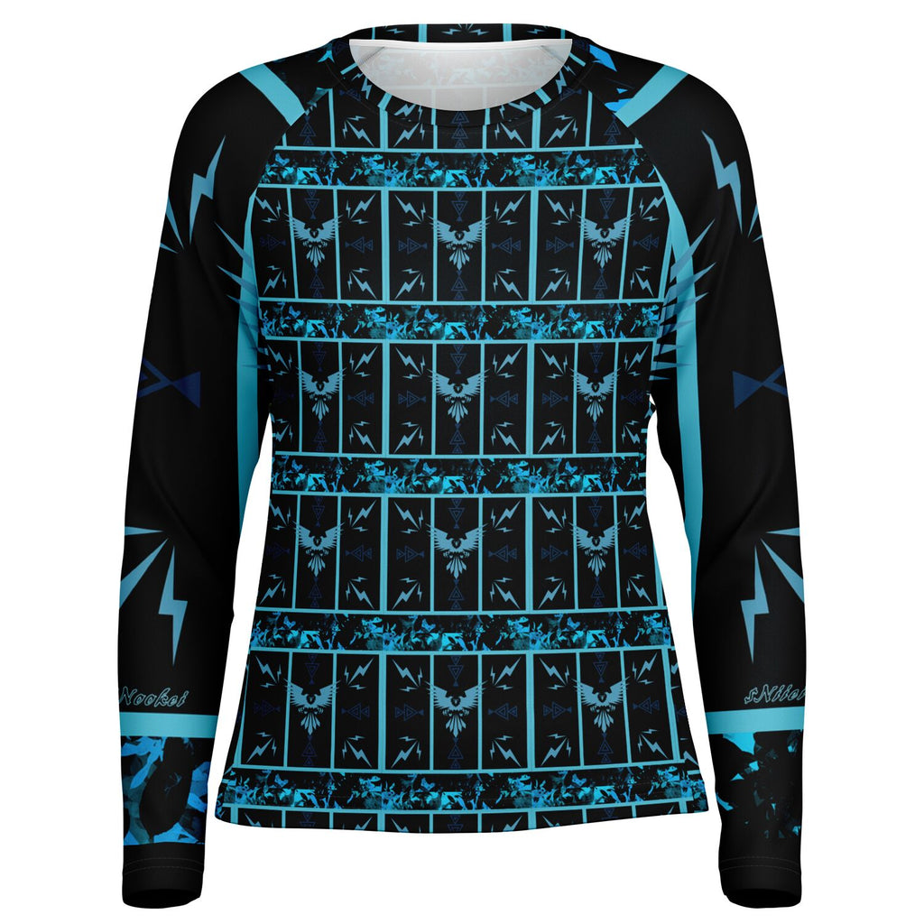$NiieihiiNookei Women's Long Sleeve Performance Shirt - AOP