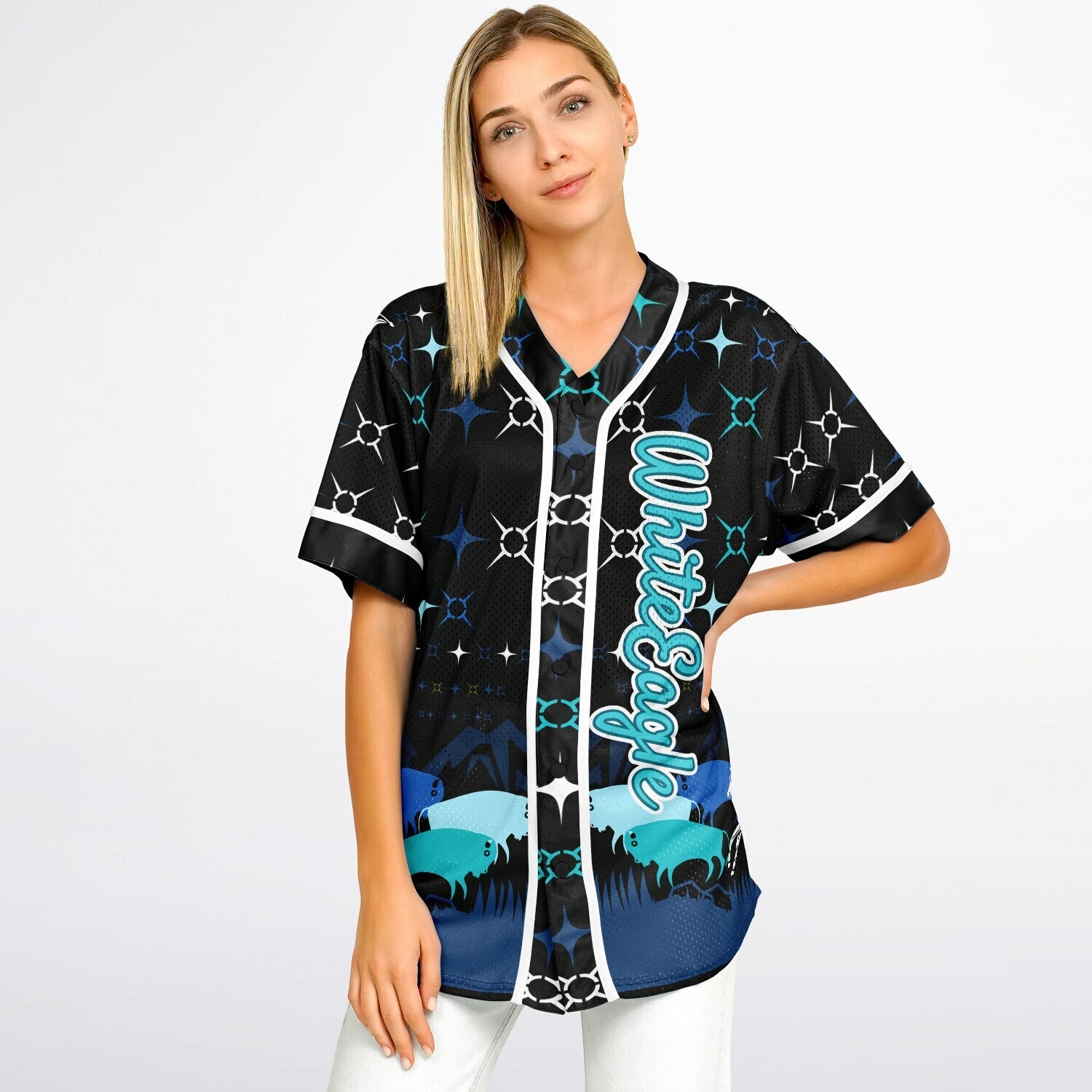 #9 WhiteEagle Premium Baseball Jersey - AOP