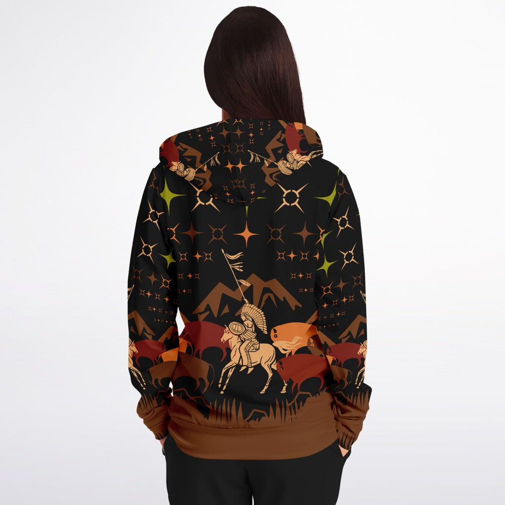 $NiieihiiNookei Athletic Zip-Up Hoodie - AOP