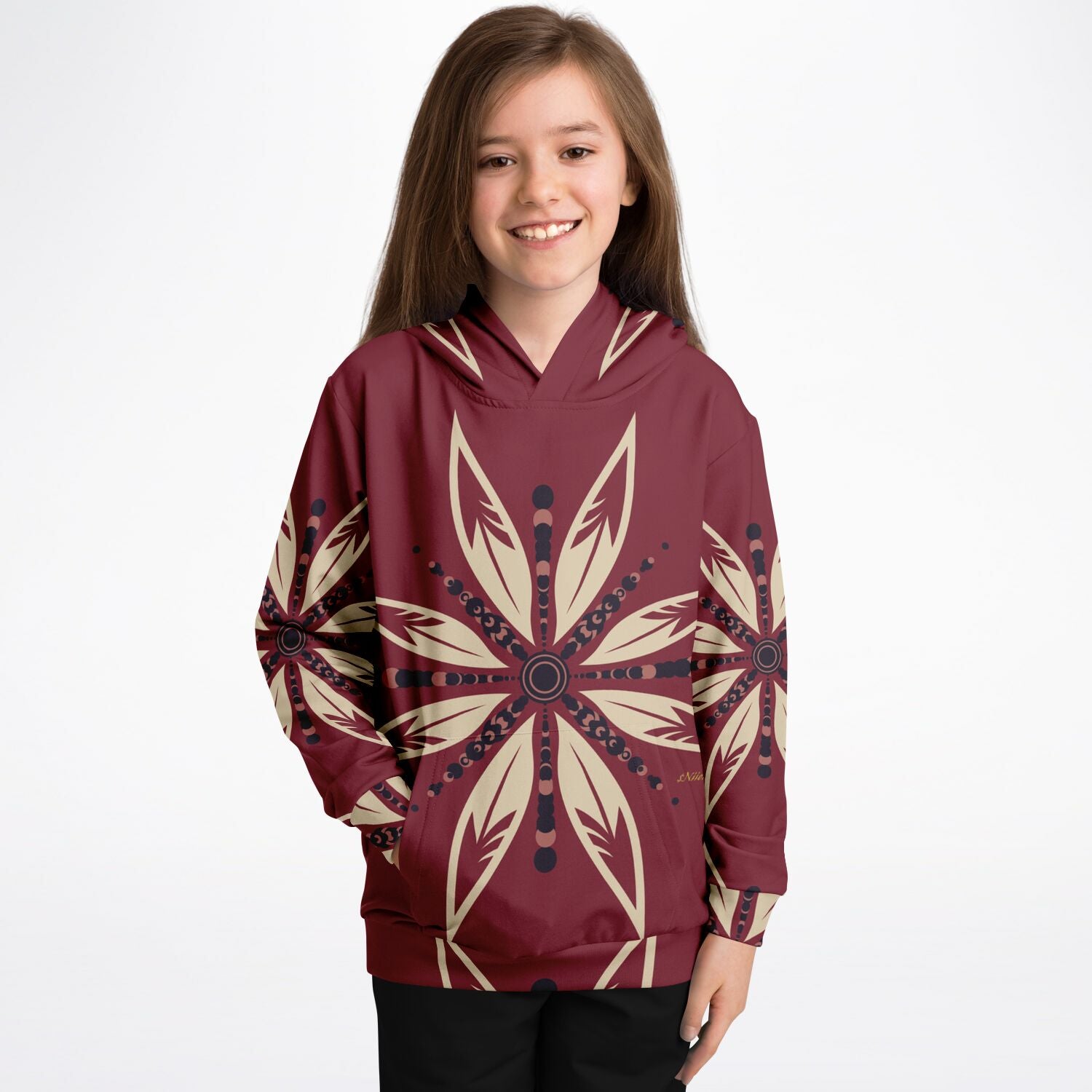 $NiieihiiNookei Fashion Kids Hoodie - AOP