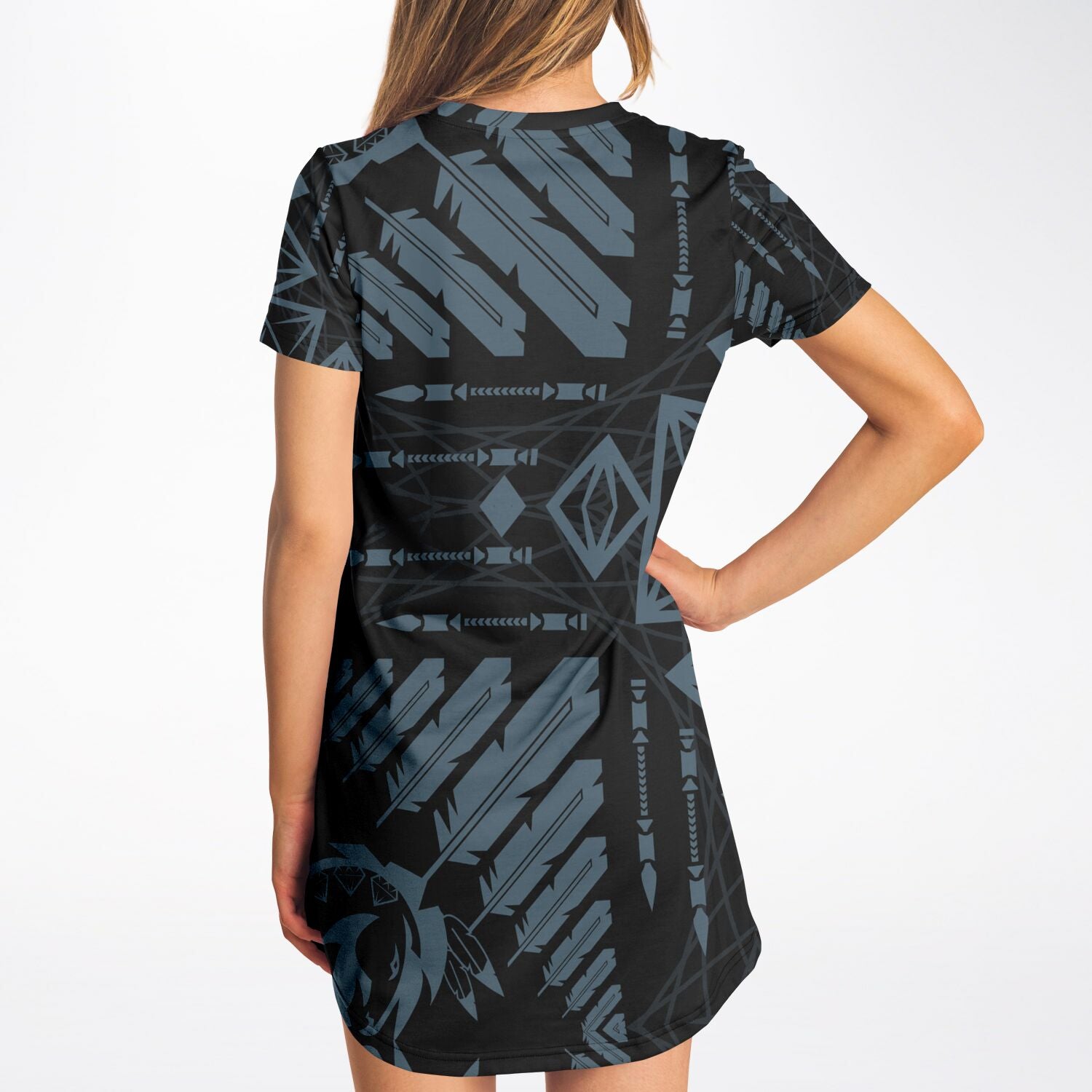 $NiieihiiNookei T-Shirt Dress - AOP