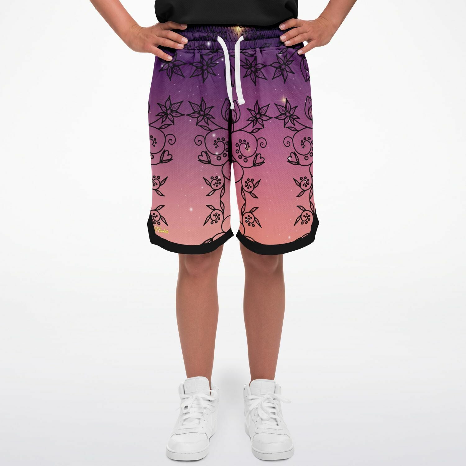$NiieihiiNookei Basketball Short Rib - AOP