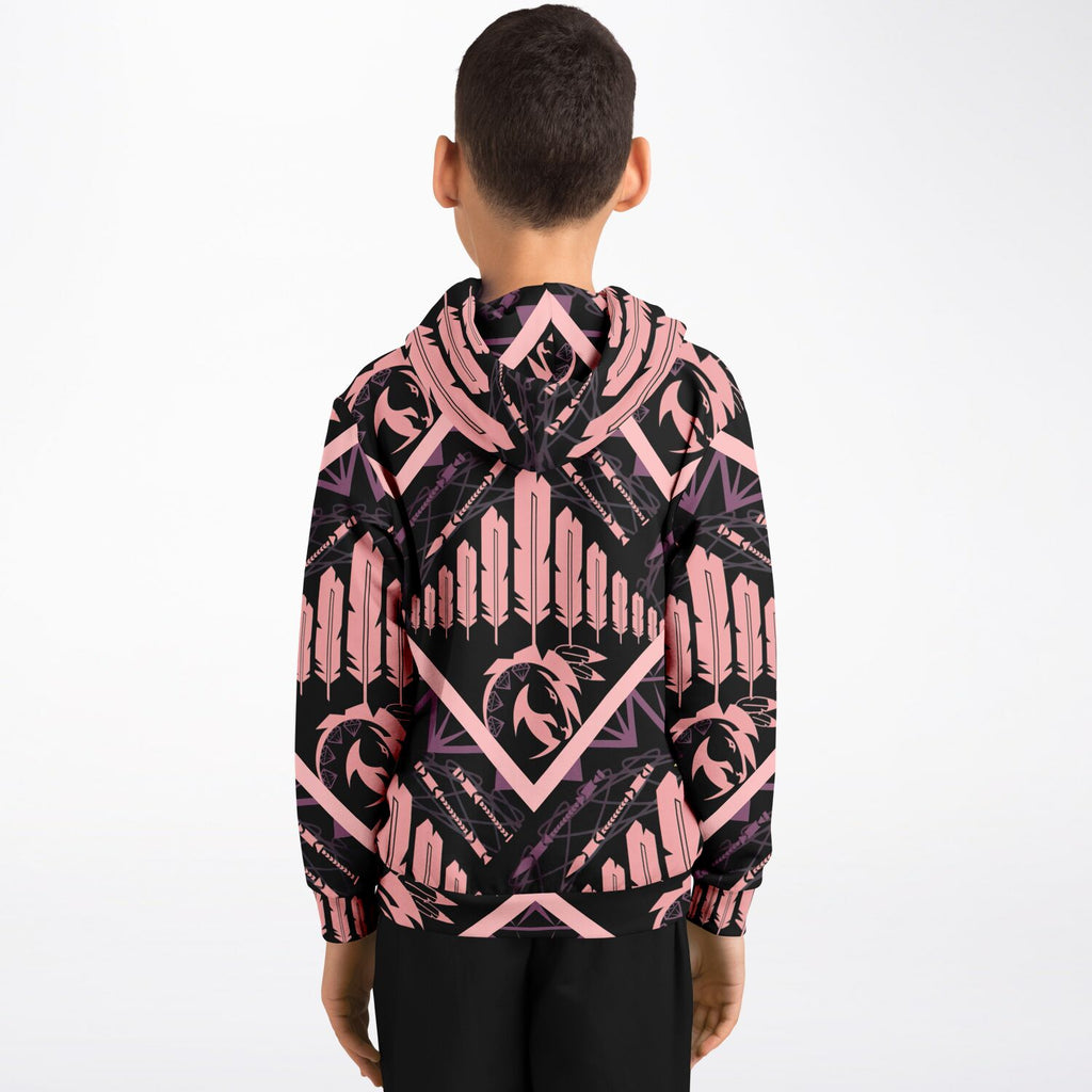 $NiieihiiNookei Athletic Kids Hoodie - AOP
