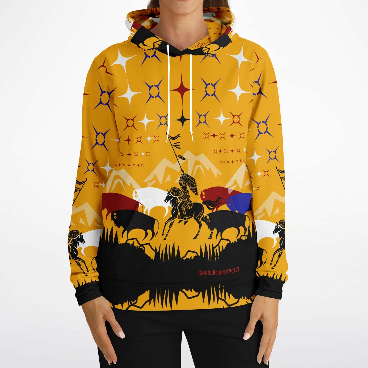 $NiieihiiNookei Athletic Hoodie - AOP