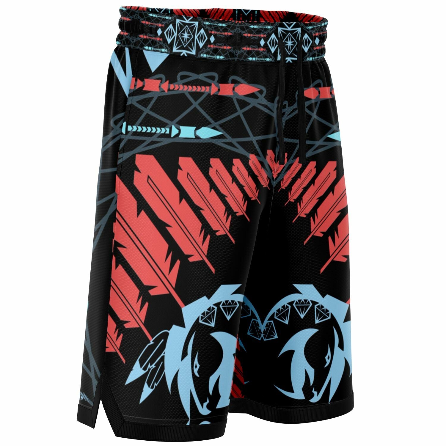 $NiieihiiNookei Basketball Short Rib - AOP
