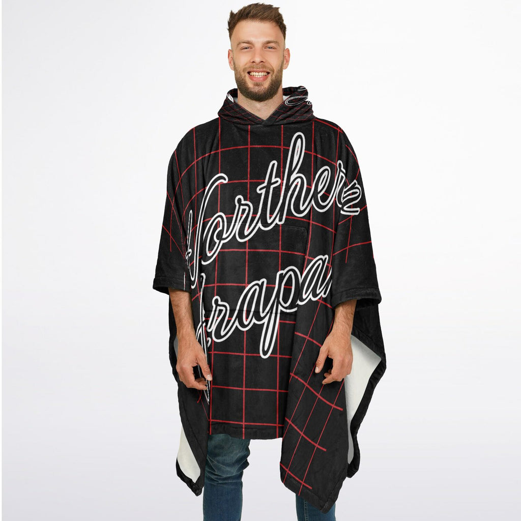 $NiieihiiNookei Northern Arapaho Flannel Blanket Poncho - AOP