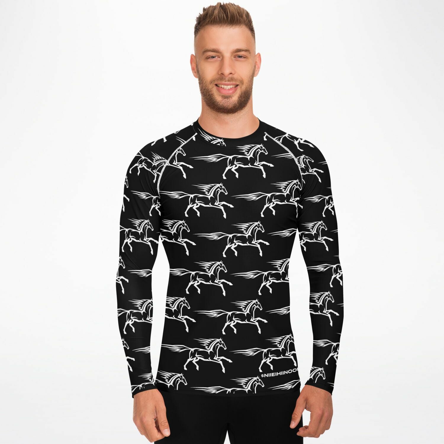 $NiieihiiNookei Men's Rashguard - AOP