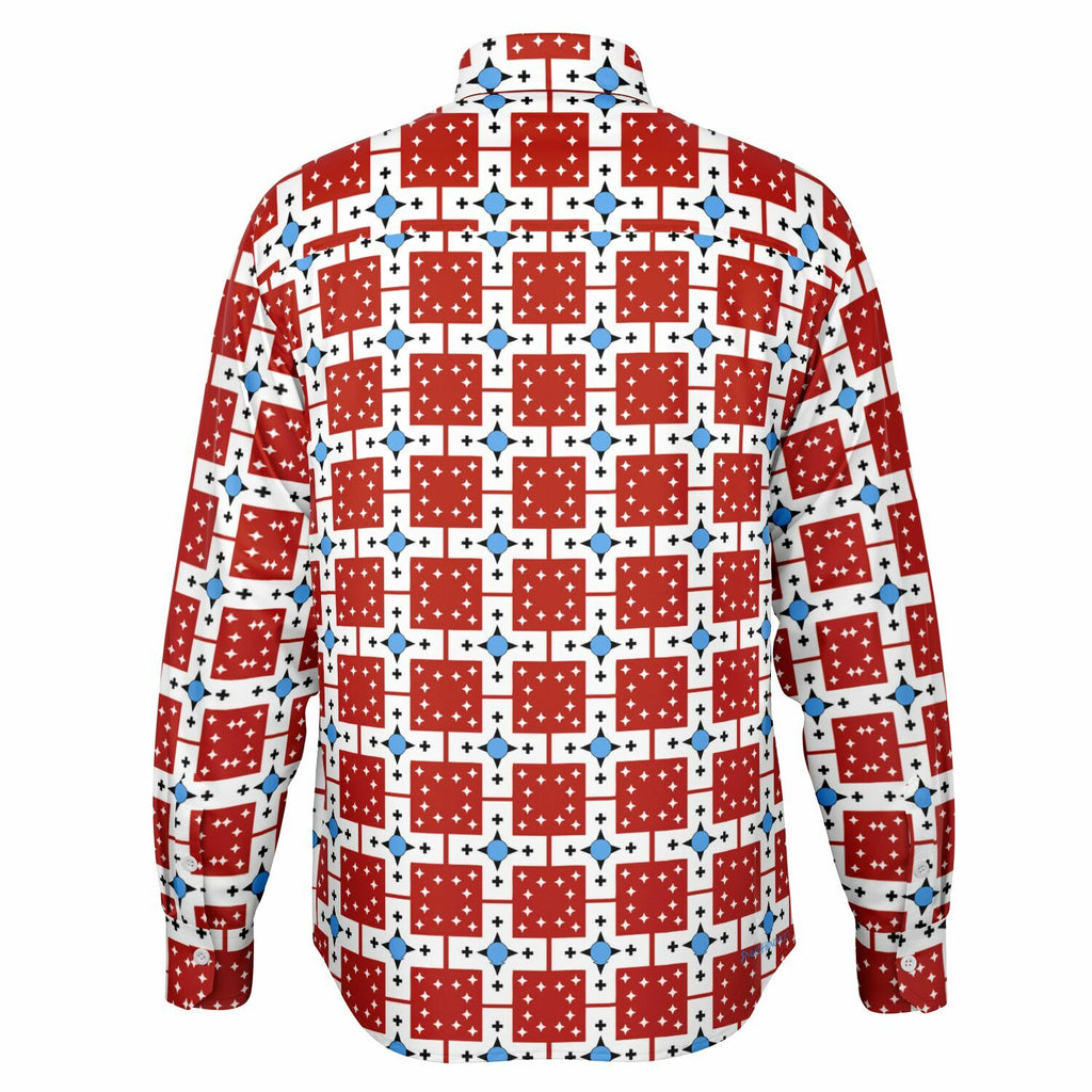 $NiieihiiNookei Long Sleeve Button Down Shirt - AOP