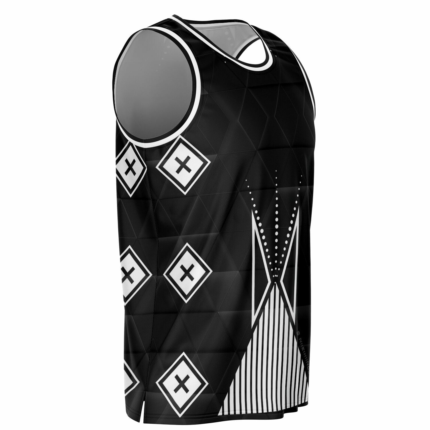 $NiieihiiNookei Basketball Jersey Rib - AOP