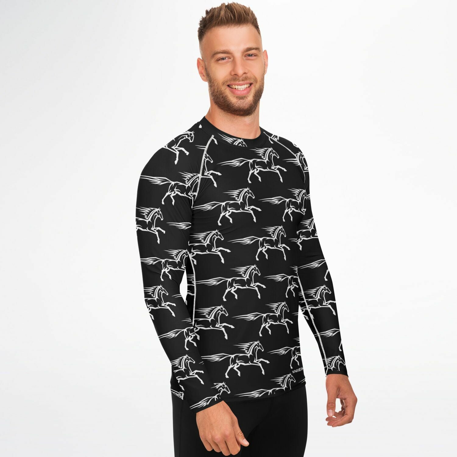 $NiieihiiNookei Men's Rashguard - AOP