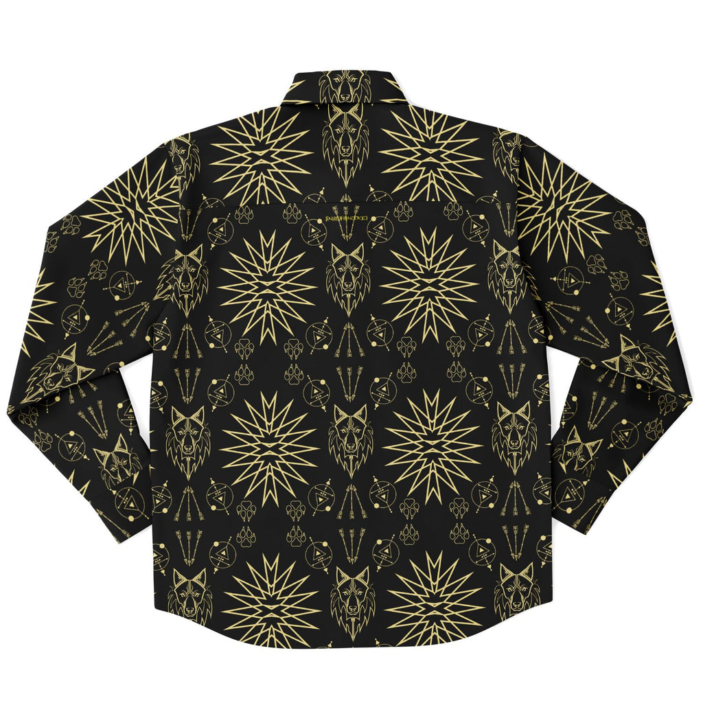 $NiieihiiNookei Long Sleeve Button Down Shirt - AOP