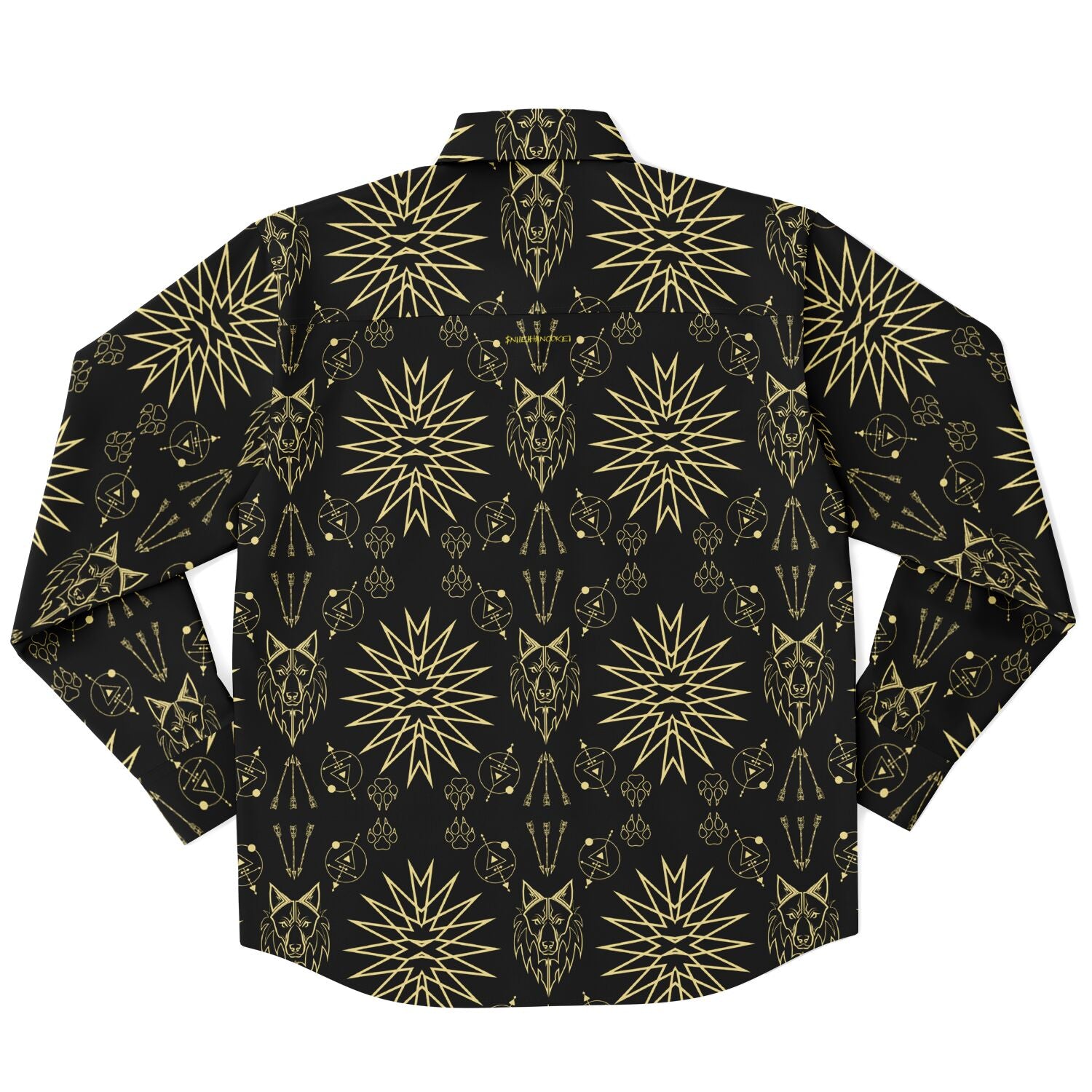 $NiieihiiNookei Long Sleeve Button Down Shirt - AOP