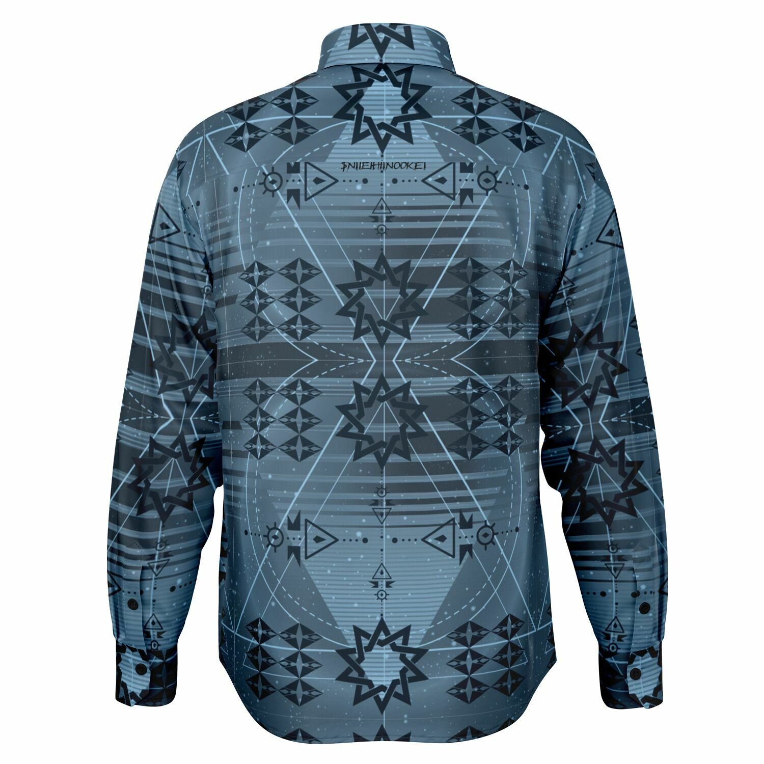 $NiieihiiNookei Long Sleeve Button Down Shirt - AOP