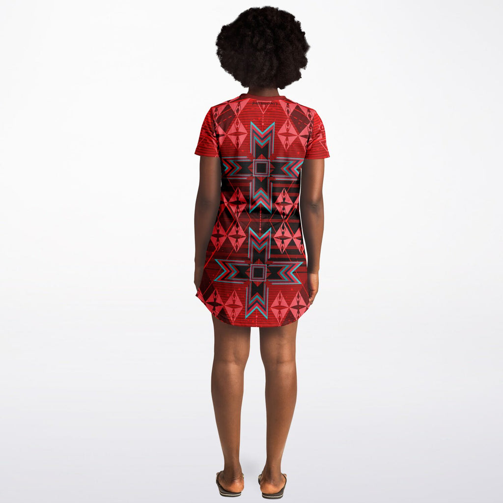 $NiieihiiNookei T-Shirt Dress - AOP