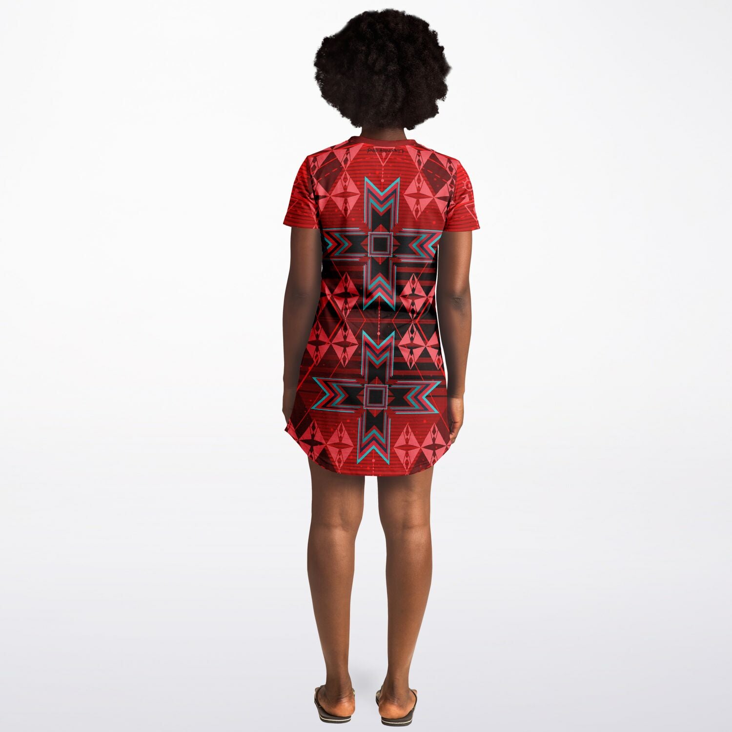 $NiieihiiNookei T-Shirt Dress - AOP