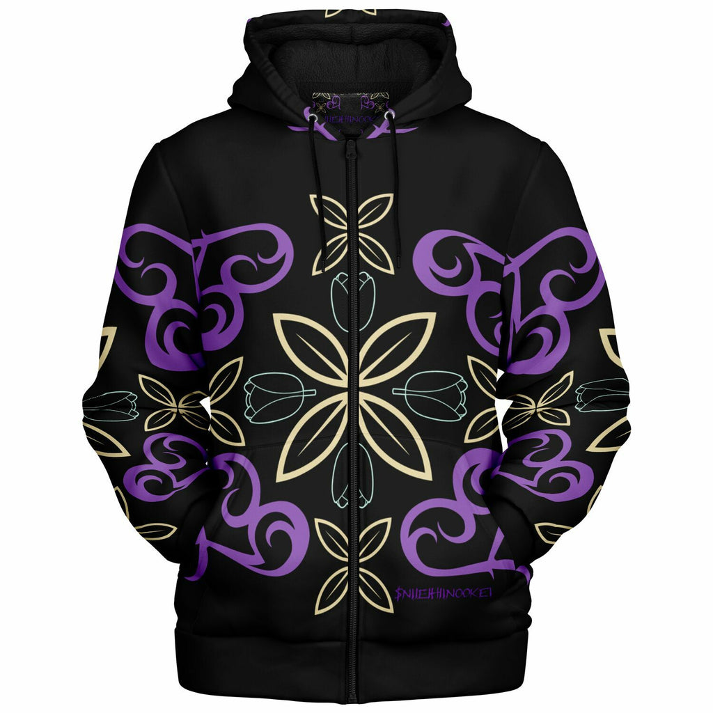$NiieihiiNookei Microfleece Ziphoodie - AOP