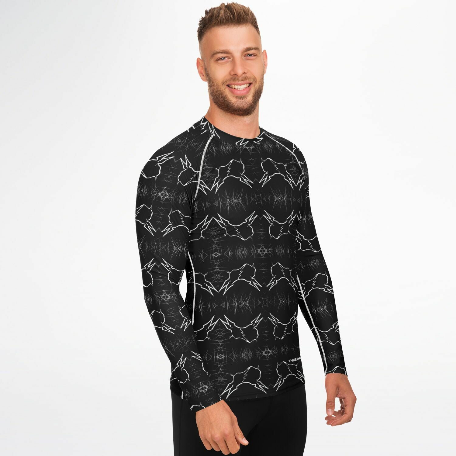 $NiieihiiNookei Men's Rashguard - AOP