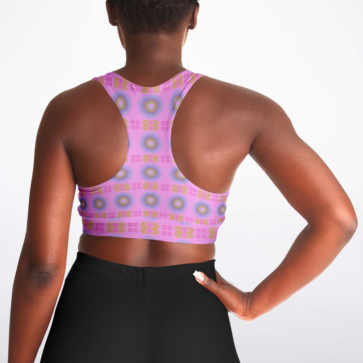 $NiieihiiNookei Padded Sports Bra - AOP