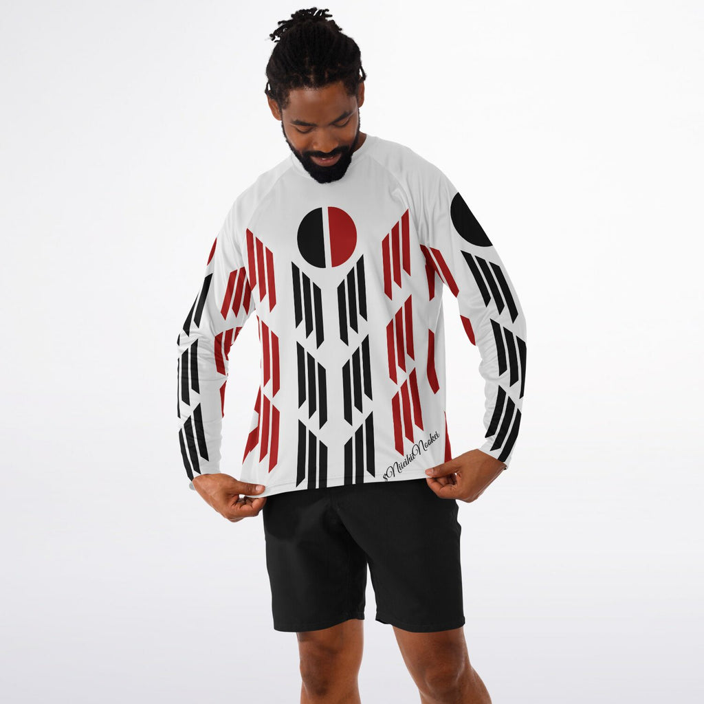 Arapaho Flag Men's Long Sleeve Performance Shirt - AOP copy