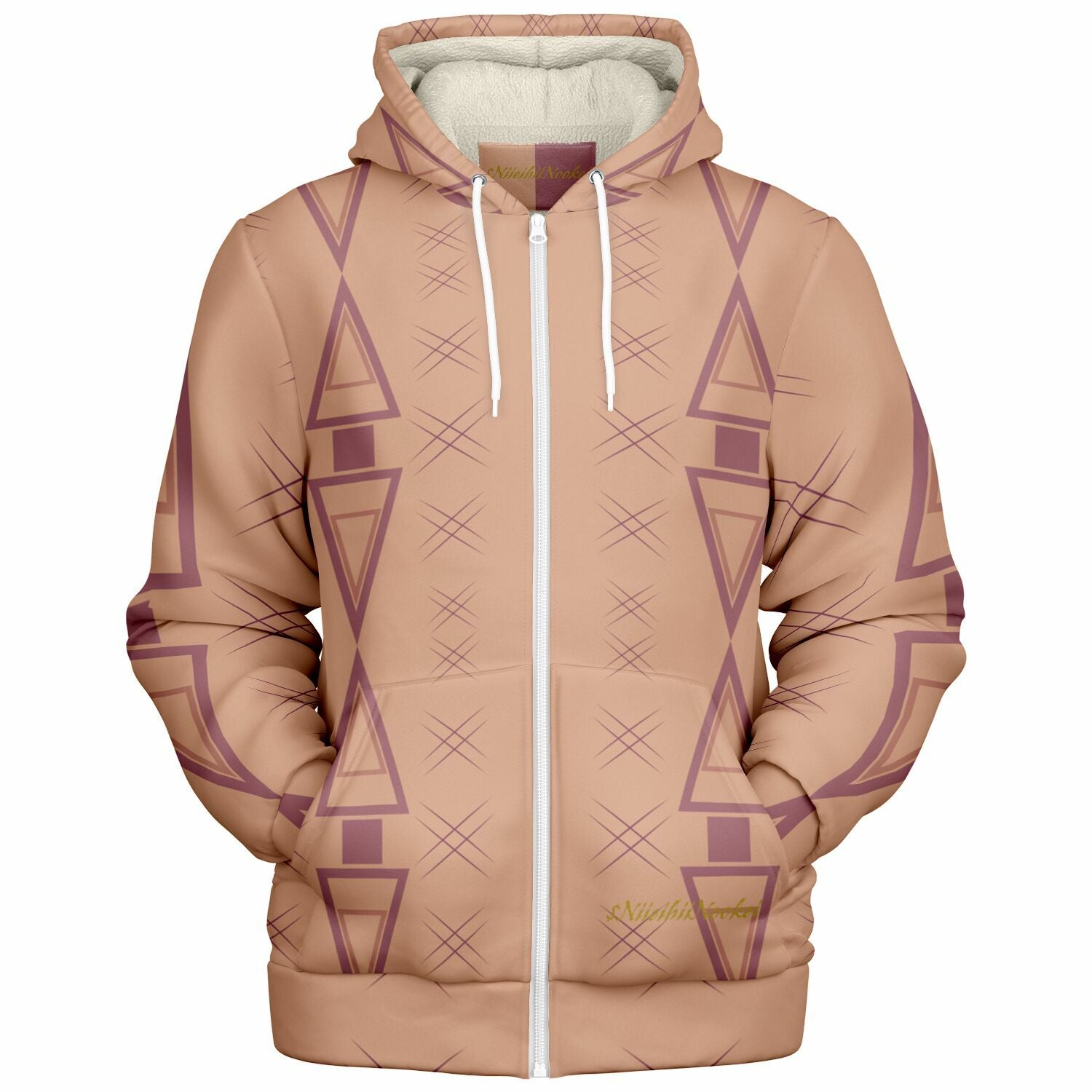 $NiieihiiNookei Microfleece Ziphoodie - AOP