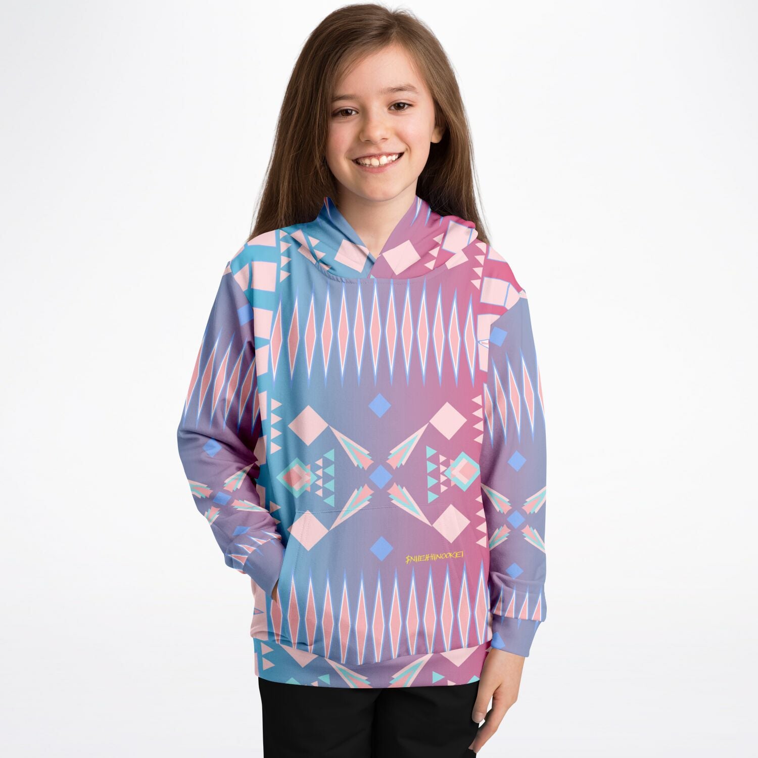 $NiieihiiNookei Fashion Kids Hoodie - AOP