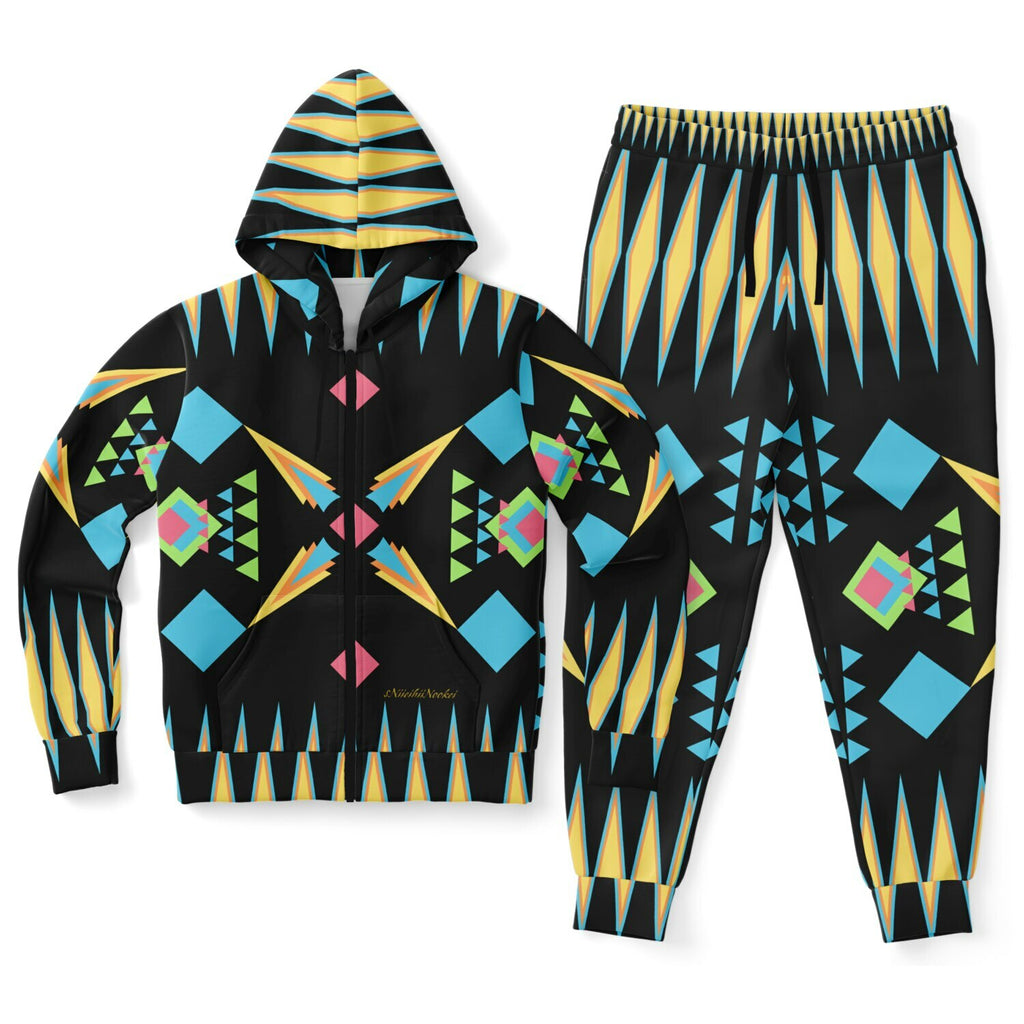 $NiieihiiNookei Athletic Ziphoodie & Jogger - AOP