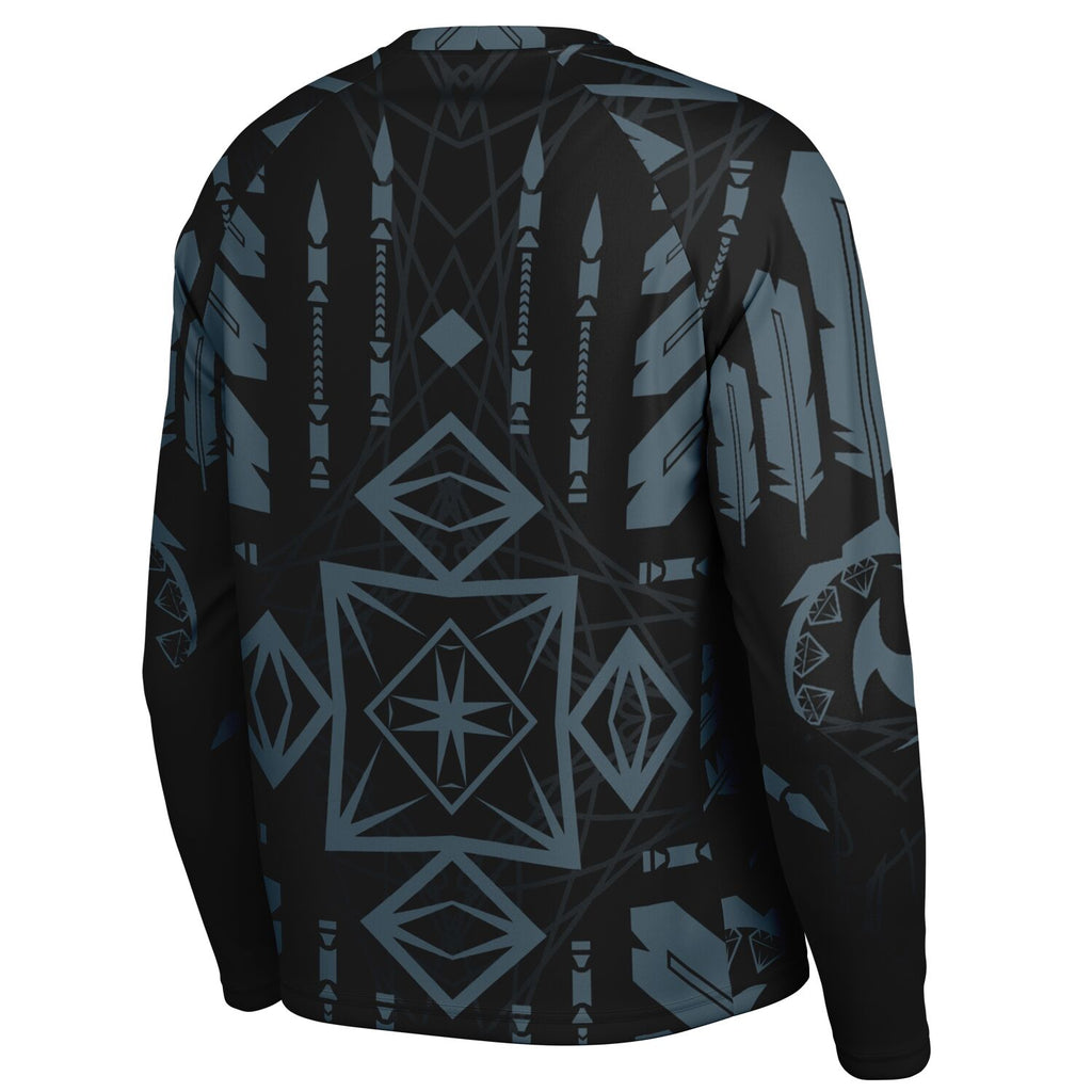 $NiieihiiNookei Men's Long Sleeve Performance Shirt - AOP