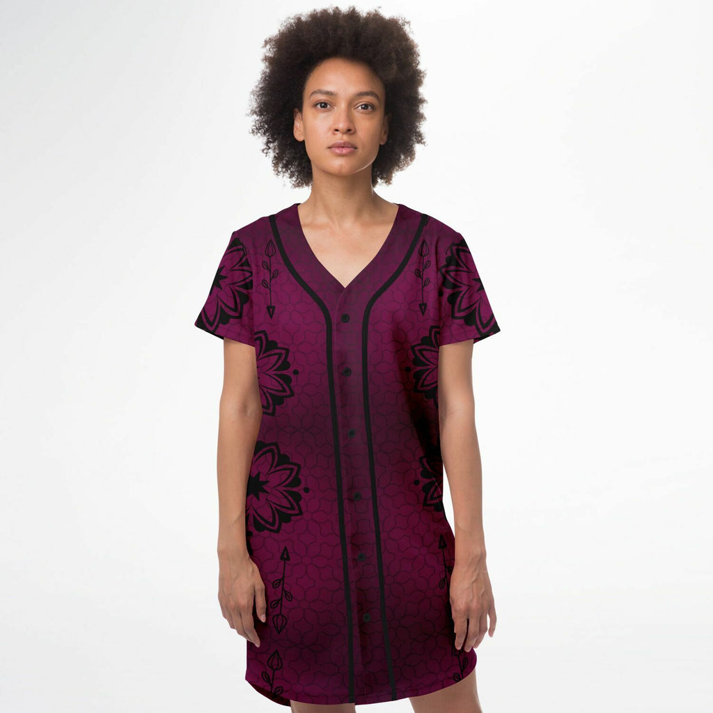 $NiieihiiNookei Baseball Jersey Dress - AOP