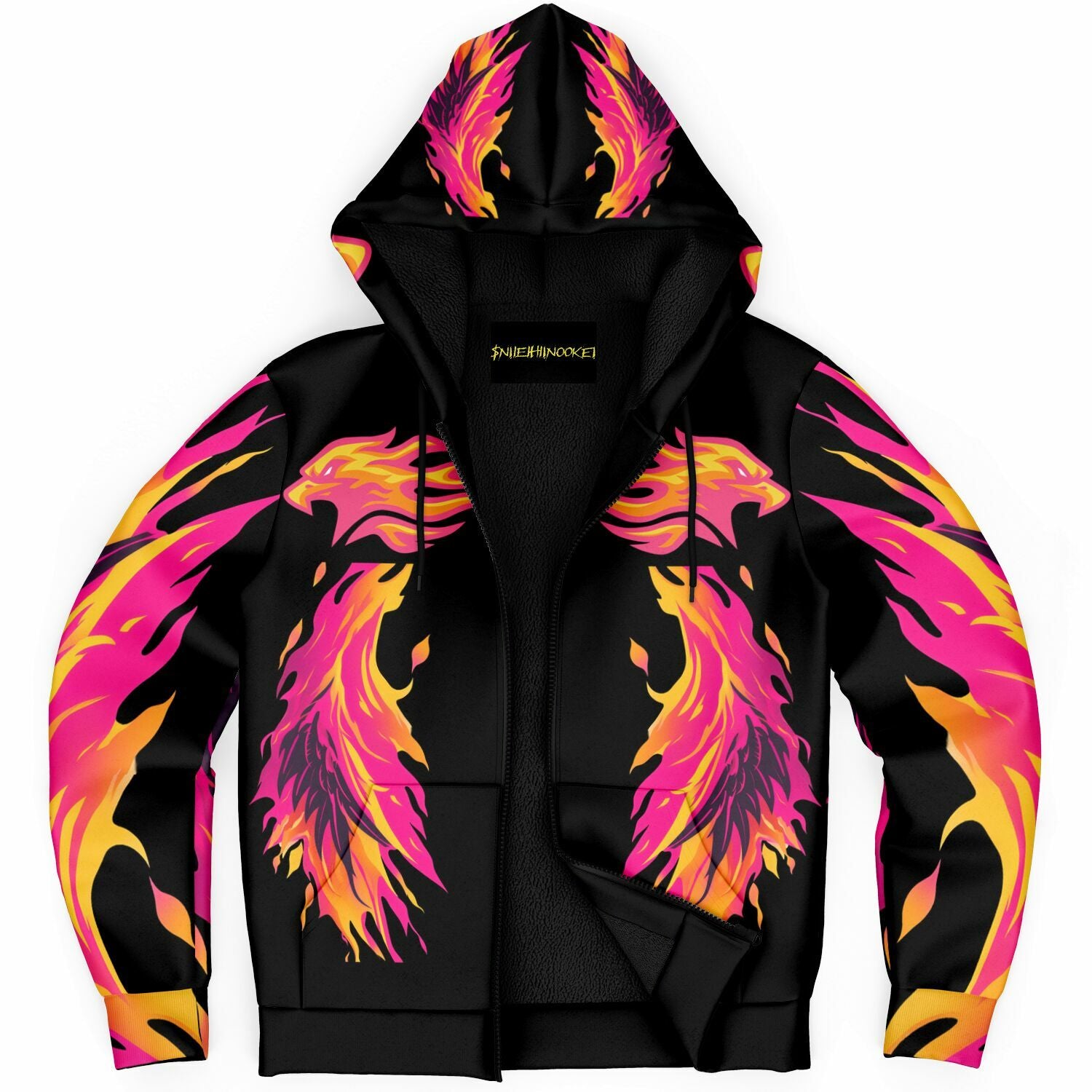 $NiieihiiNookei Microfleece Ziphoodie - AOP